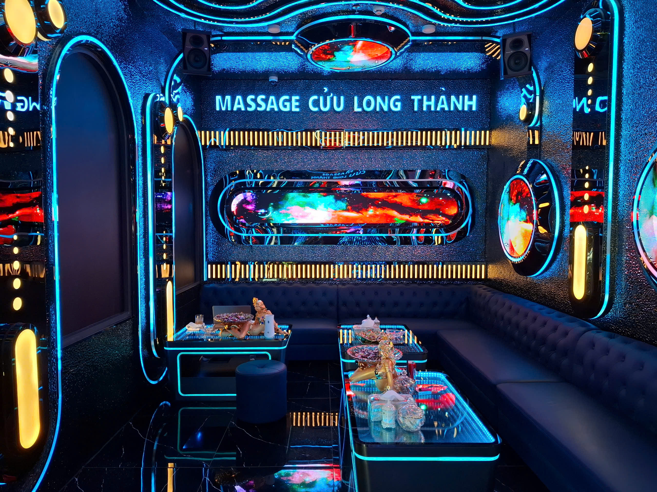 Sảnh đón khách tại Massage Cửu Long Thành, KDC Trung Sơn, Hồ Chí Minh